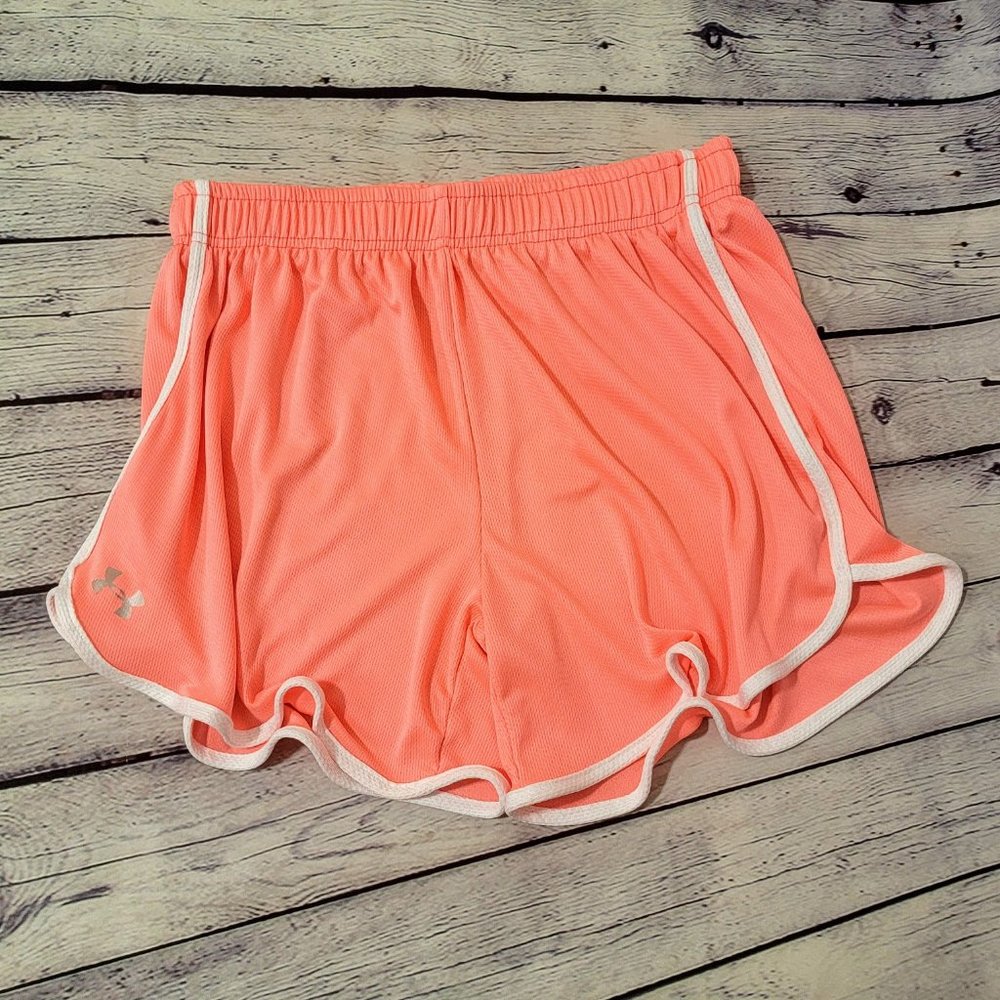 Under Armour Pink Running Shorts Sz Large